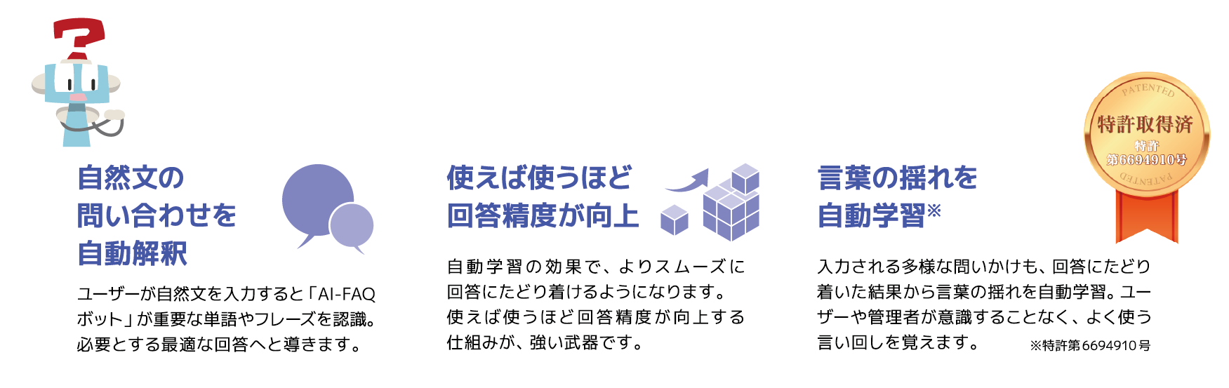 「AI-FAQボット for Microsoft Teams」のAIとは？